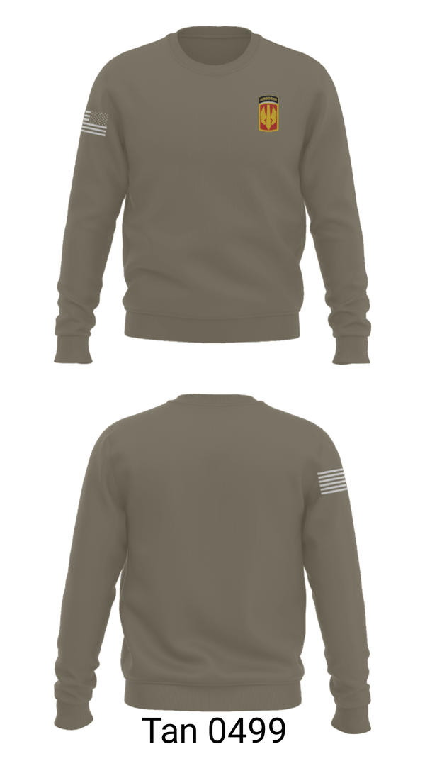 Crew Neck Sweatshirt, 1/39th Field Artillery, Army, Teamtime, Team time, sublimation, custom sports apparel, team uniforms, spirit wear, spiritwear, sports uniforms, custom shirts, team store, custom team store, fundraiser sports, apparel fundraiser