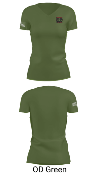 Women's Short Sleeve Vneck Shirt, 24-922, Army, Teamtime, Team time, sublimation, custom sports apparel, team uniforms, spirit wear, spiritwear, sports uniforms, custom shirts, team store, custom team store, fundraiser sports, apparel fundraiser