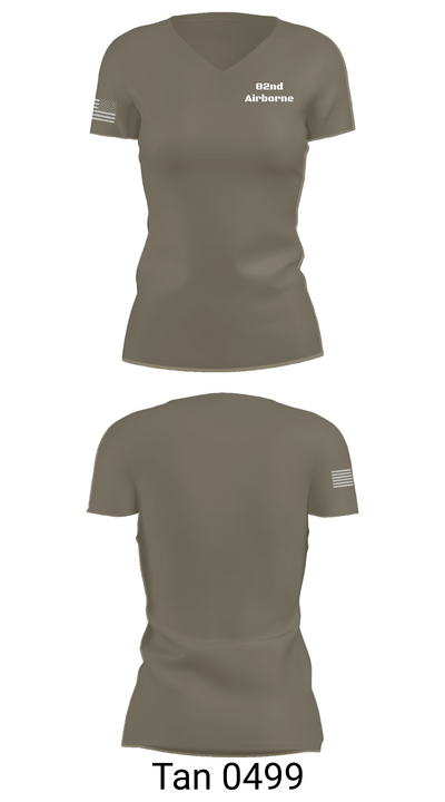 82nd Airborne 42241083 Women's Short Sleeve V-neck Shirt - 68