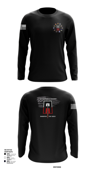 Long Sleeve Performance Shirt, 5th Armored Brigade, , Teamtime, Team time, sublimation, custom sports apparel, team uniforms, spirit wear, spiritwear, sports uniforms, custom shirts, team store, custom team store, fundraiser sports, apparel fundraiser