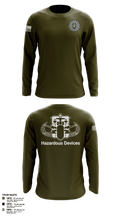 Raleigh Police Bomb Squad 92795368 Long Sleeve Performance Shirt - 4