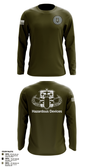 Long Sleeve Performance Shirt, Raleigh Police Bomb Squad, Police, Teamtime, Team time, sublimation, custom sports apparel, team uniforms, spirit wear, spiritwear, sports uniforms, custom shirts, team store, custom team store, fundraiser sports, apparel fundraiser