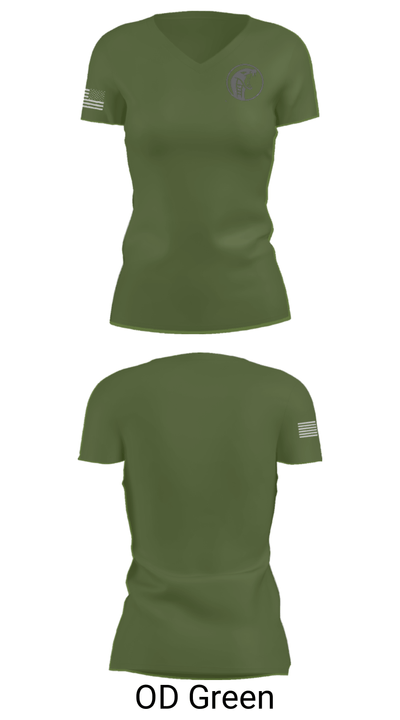 DCSO 40185438 Women's Short Sleeve V-neck Shirt - 46