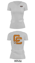 Clarke County High School Volleyball 53298744 Women's Short Sleeve V-neck Shirt - 19