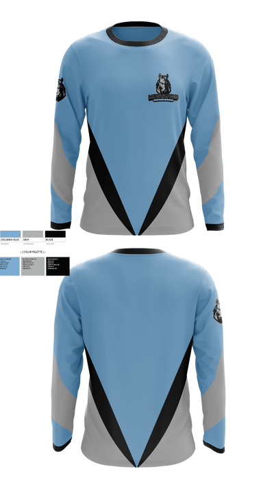 Muhlenberg County High School West Campus Golf 17622206 Long Sleeve Performance Shirt - 1