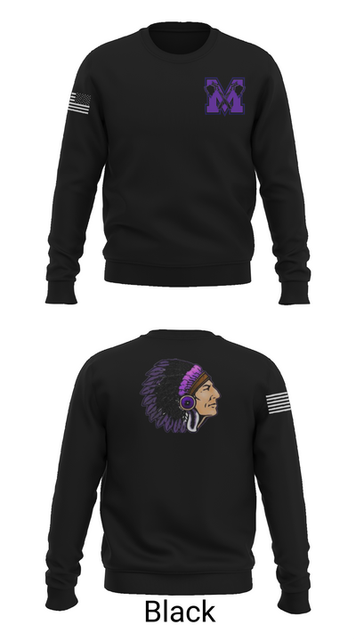 Mount Gilead High School Wrestling 55730415 Crew Neck Sweatshirt - 21