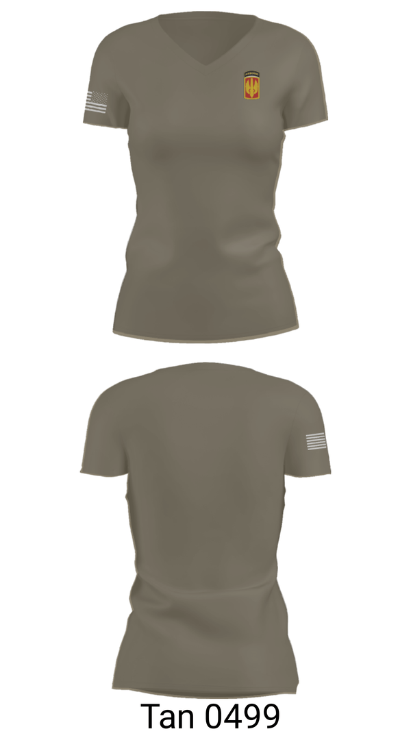 Women's Short Sleeve Vneck Shirt, 1/39th Field Artillery, Army, Teamtime, Team time, sublimation, custom sports apparel, team uniforms, spirit wear, spiritwear, sports uniforms, custom shirts, team store, custom team store, fundraiser sports, apparel fundraiser