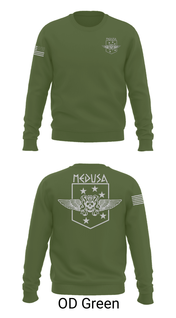 Crew Neck Sweatshirt, 2D Marine Raider Battalion, Marines, Teamtime, Team time, sublimation, custom sports apparel, team uniforms, spirit wear, spiritwear, sports uniforms, custom shirts, team store, custom team store, fundraiser sports, apparel fundraiser