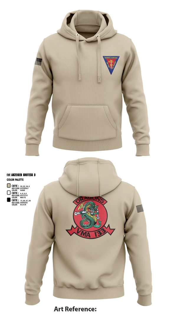 Hoodie, MAG-42 VMA-133, , Teamtime, Team time, sublimation, custom sports apparel, team uniforms, spirit wear, spiritwear, sports uniforms, custom shirts, team store, custom team store, fundraiser sports, apparel fundraiser