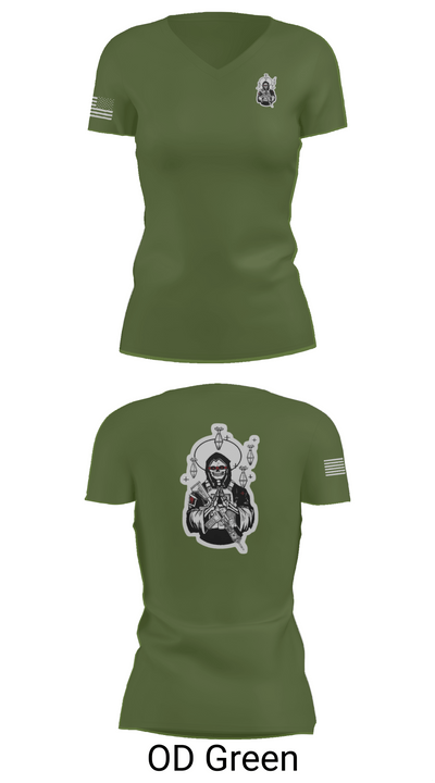 Outlaw Mortar Section 59835743 Women's Short Sleeve V-neck Shirt - 48