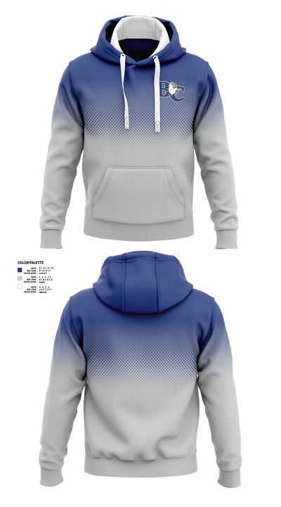 Barton College Basketball 75203794 Hoodie - 1