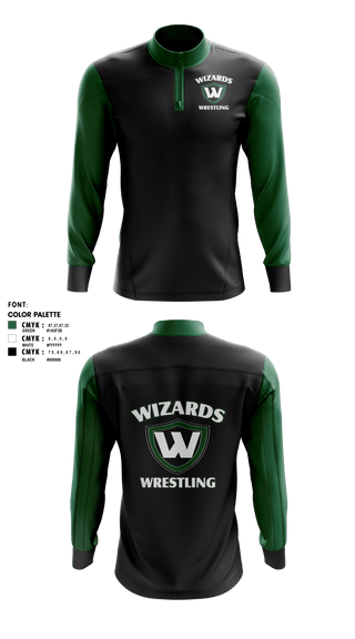 Quarter Zip Jacket, Illinois Kids Wrestling Federation, Wrestling, Teamtime, Team time, sublimation, custom sports apparel, team uniforms, spirit wear, spiritwear, sports uniforms, custom shirts, team store, custom team store, fundraiser sports, apparel fundraiser