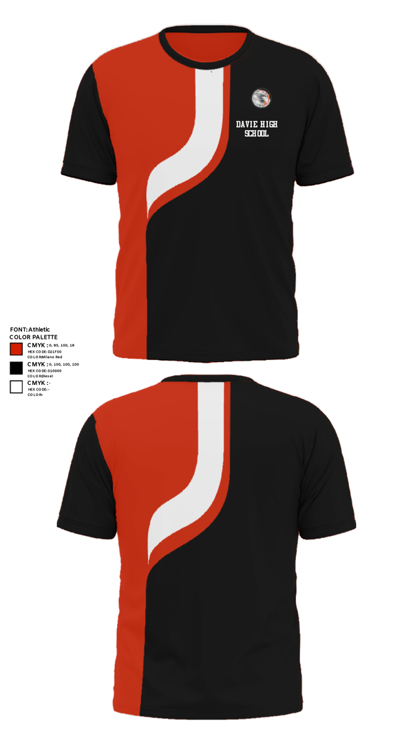 Short Sleeve Performance Shirt, Davie High School, Tennis, Teamtime, Team time, sublimation, custom sports apparel, team uniforms, spirit wear, spiritwear, sports uniforms, custom shirts, team store, custom team store, fundraiser sports, apparel fundraiser