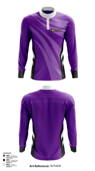 Quarter Zip Jacket, Caro High School Volleyball, Women's Volleyball, Teamtime, Team time, sublimation, custom sports apparel, team uniforms, spirit wear, spiritwear, sports uniforms, custom shirts, team store, custom team store, fundraiser sports, apparel fundraiser