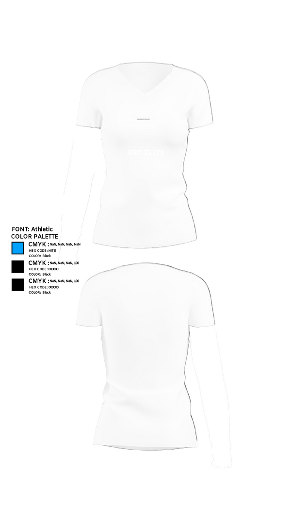 Women's Short Sleeve Vneck Shirt, BBC ELITE, Men's Basketball, Teamtime, Team time, sublimation, custom sports apparel, team uniforms, spirit wear, spiritwear, sports uniforms, custom shirts, team store, custom team store, fundraiser sports, apparel fundraiser