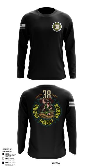 Long Sleeve Performance Shirt, Klein Fire 38, Fire Department, Teamtime, Team time, sublimation, custom sports apparel, team uniforms, spirit wear, spiritwear, sports uniforms, custom shirts, team store, custom team store, fundraiser sports, apparel fundraiser