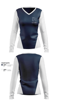 Duarte softball 15156516 Women's Long Sleeve V-neck Shirt - 4