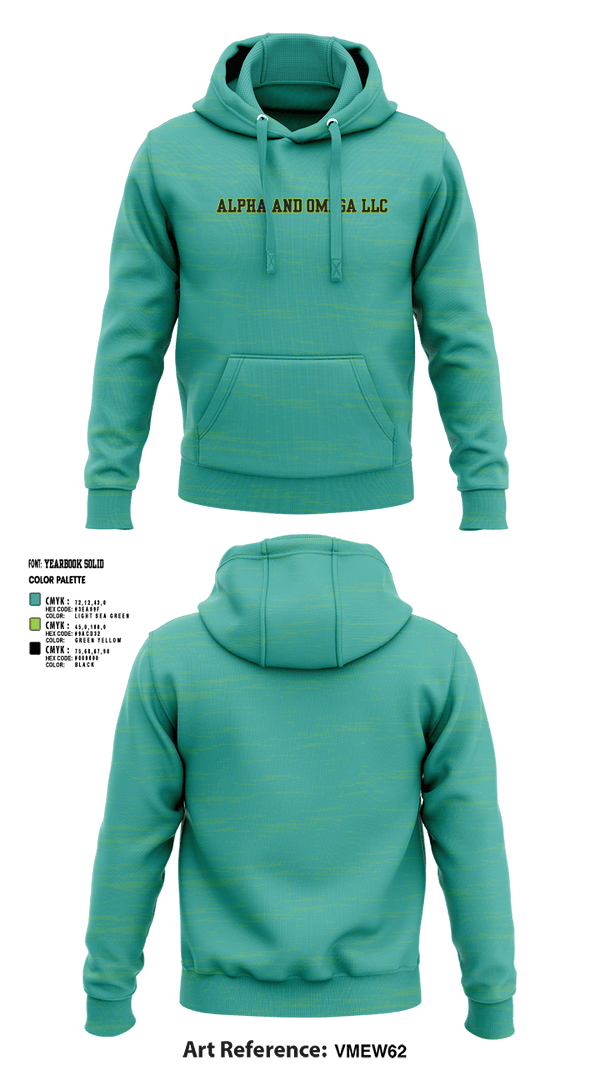 Hoodie, Alpha and Omega LLC, , Teamtime, Team time, sublimation, custom sports apparel, team uniforms, spirit wear, spiritwear, sports uniforms, custom shirts, team store, custom team store, fundraiser sports, apparel fundraiser