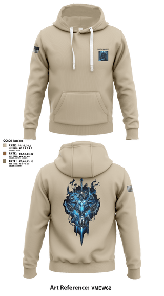 Hoodie, Death Knights, Army, Teamtime, Team time, sublimation, custom sports apparel, team uniforms, spirit wear, spiritwear, sports uniforms, custom shirts, team store, custom team store, fundraiser sports, apparel fundraiser
