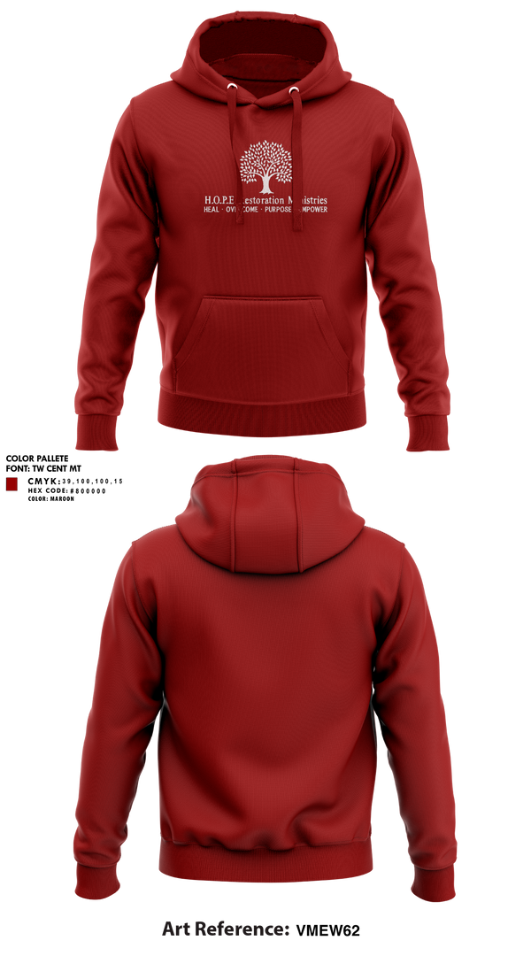 Hoodie, Hope Restoration Ministries, , Teamtime, Team time, sublimation, custom sports apparel, team uniforms, spirit wear, spiritwear, sports uniforms, custom shirts, team store, custom team store, fundraiser sports, apparel fundraiser