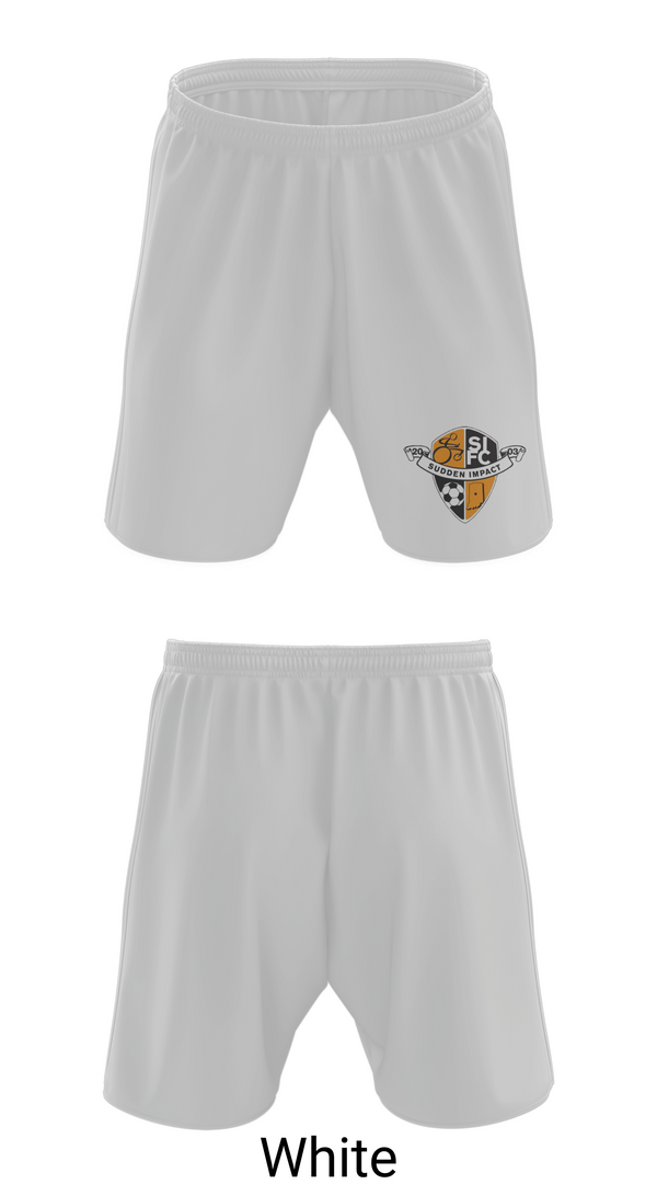 Athletic Shorts With Pockets, RHI Sudden Impact, Men's Soccer, Teamtime, Team time, sublimation, custom sports apparel, team uniforms, spirit wear, spiritwear, sports uniforms, custom shirts, team store, custom team store, fundraiser sports, apparel fundraiser
