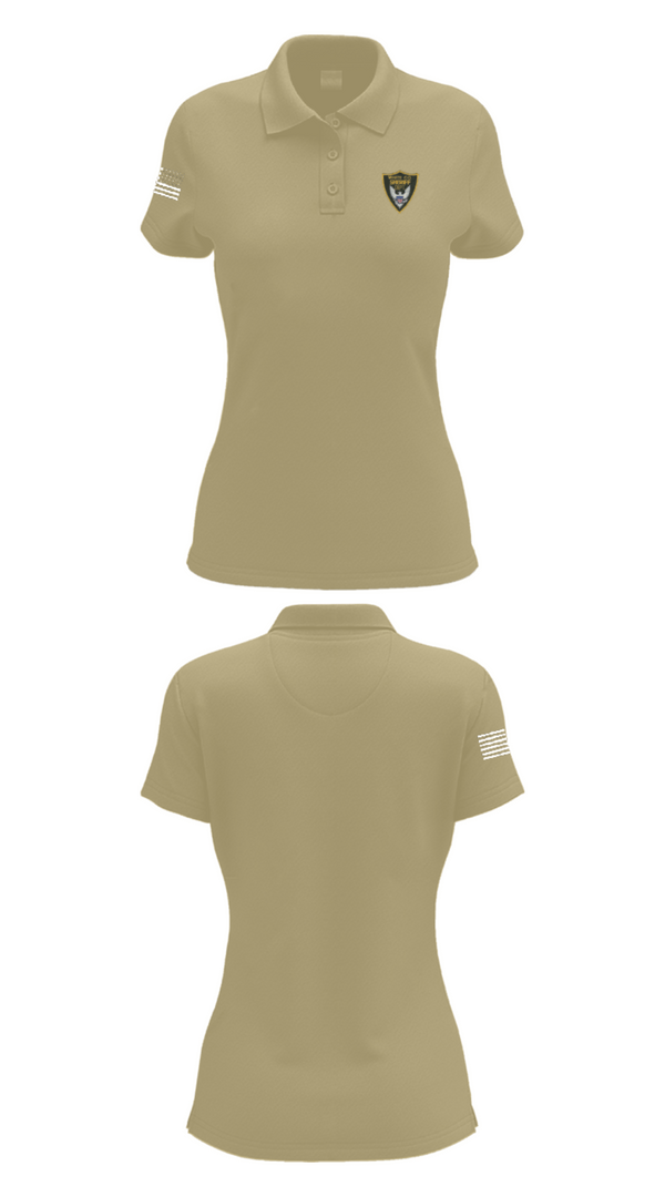 Womens Short Sleeve Performance Polo, White County Sheriff's Office, Police, Teamtime, Team time, sublimation, custom sports apparel, team uniforms, spirit wear, spiritwear, sports uniforms, custom shirts, team store, custom team store, fundraiser sports, apparel fundraiser