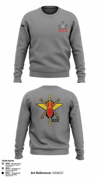 19th EOD 62274073 Crew Neck Sweatshirt - 1