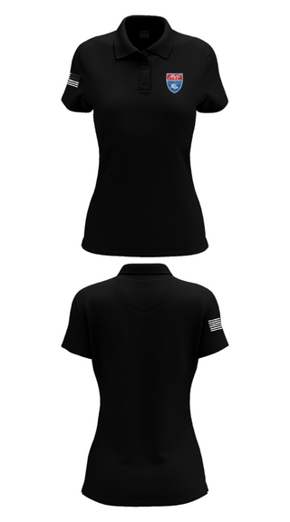 Women's Short Sleeve Performance Polo, American Youth Football & Cheer, Football, Teamtime, Team time, sublimation, custom sports apparel, team uniforms, spirit wear, spiritwear, sports uniforms, custom shirts, team store, custom team store, fundraiser sports, apparel fundraiser