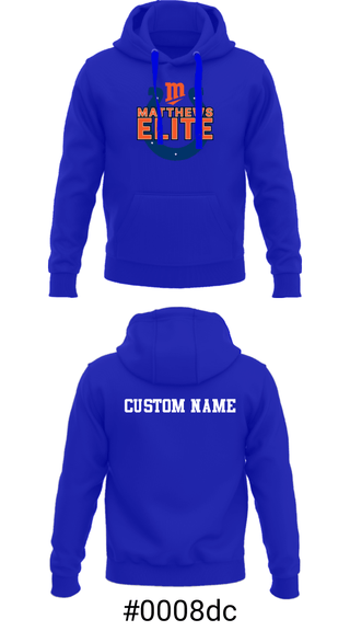 Hoodie, Matthews Elite, Football, Teamtime, Team time, sublimation, custom sports apparel, team uniforms, spirit wear, spiritwear, sports uniforms, custom shirts, team store, custom team store, fundraiser sports, apparel fundraiser