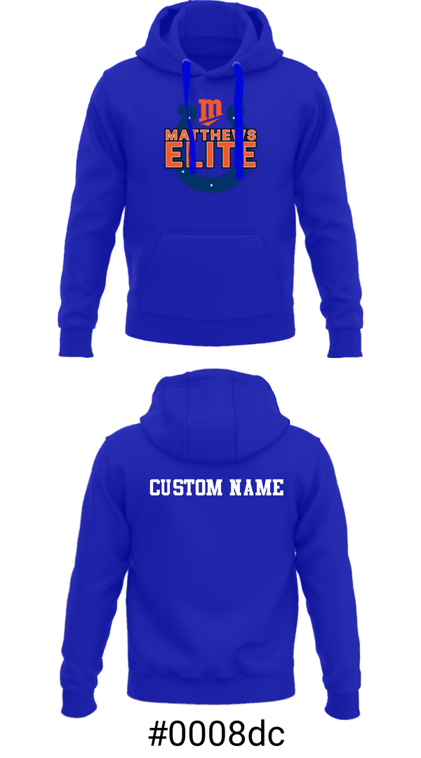 Hoodie, Matthews Elite, Football, Teamtime, Team time, sublimation, custom sports apparel, team uniforms, spirit wear, spiritwear, sports uniforms, custom shirts, team store, custom team store, fundraiser sports, apparel fundraiser