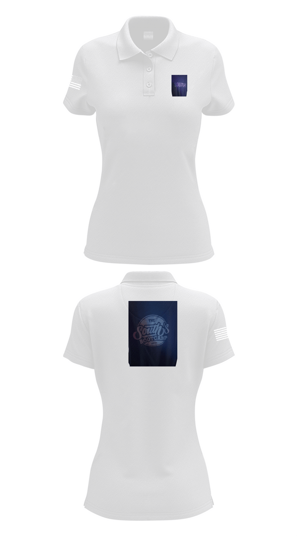 Womens Short Sleeve Performance Polo, South’s Boot Camp, , Teamtime, Team time, sublimation, custom sports apparel, team uniforms, spirit wear, spiritwear, sports uniforms, custom shirts, team store, custom team store, fundraiser sports, apparel fundraiser