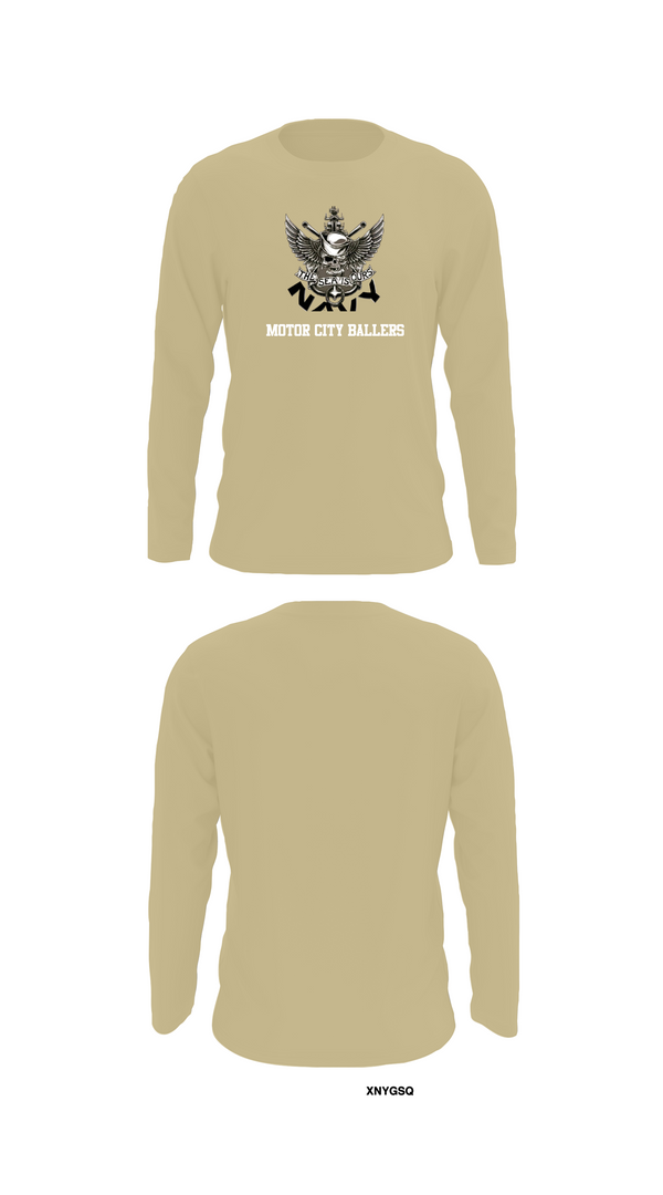 Long Sleeve Performance Shirt, Motor City Ballers, Men's Basketball, Teamtime, Team time, sublimation, custom sports apparel, team uniforms, spirit wear, spiritwear, sports uniforms, custom shirts, team store, custom team store, fundraiser sports, apparel fundraiser