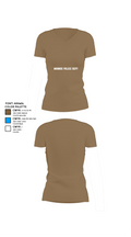 Monroe Police Dept 34408574 Women's Short Sleeve V-neck Shirt - 4