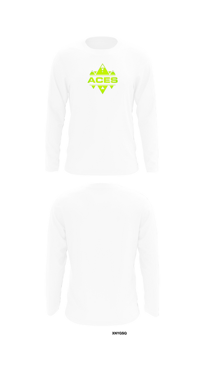 Georgia Aces 68978353 Long Sleeve Performance Shirt 8