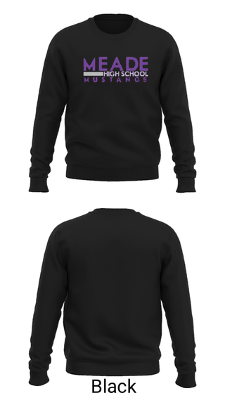 Crew Neck Sweatshirt, Meade High School Baseball, Baseball, Teamtime, Team time, sublimation, custom sports apparel, team uniforms, spirit wear, spiritwear, sports uniforms, custom shirts, team store, custom team store, fundraiser sports, apparel fundraiser
