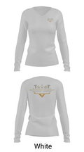 Curtis Property Management 56344180 Women's Long Sleeve V-neck Shirt - 16