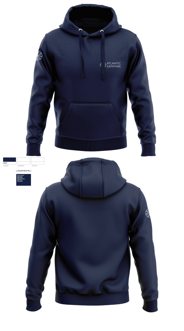 Hoodie, atlantic sapphire, , Teamtime, Team time, sublimation, custom sports apparel, team uniforms, spirit wear, spiritwear, sports uniforms, custom shirts, team store, custom team store, fundraiser sports, apparel fundraiser