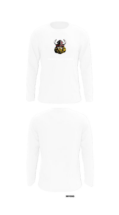 Symmes Valley Vikings 12457459 Long Sleeve Performance Shirt - 8