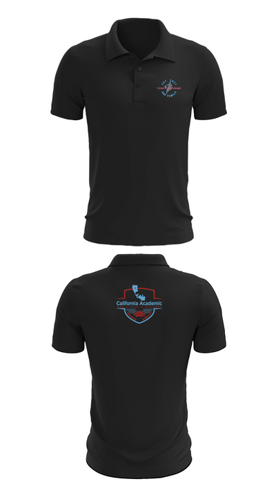 Team California Basketball 80865575 Short Sleeve Performance Polo - 28