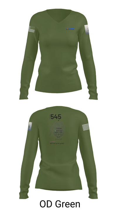 TN VFW 47814062 Women's Long Sleeve V-neck Shirt - 57