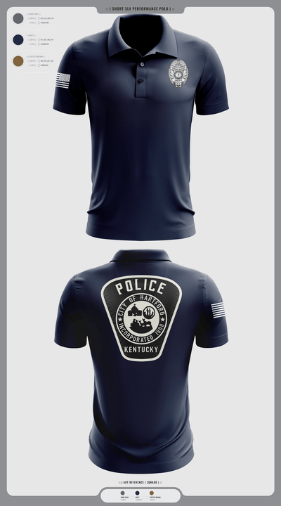 Hartford Police Department 37049516 Short Sleeve Performance Polo - 2