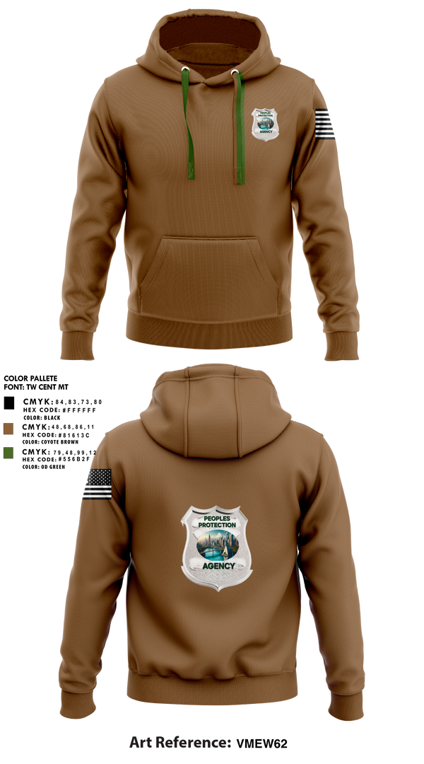 Hoodie, Peoples Protection Agency, LLC, , Teamtime, Team time, sublimation, custom sports apparel, team uniforms, spirit wear, spiritwear, sports uniforms, custom shirts, team store, custom team store, fundraiser sports, apparel fundraiser
