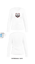 Bear River High School Golf 54713106 Women's Long Sleeve V-neck Shirt - 15