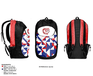 Gear Bag, Hanover-Horton High School Soccer, Women's Soccer, Teamtime, Team time, sublimation, custom sports apparel, team uniforms, spirit wear, spiritwear, sports uniforms, custom shirts, team store, custom team store, fundraiser sports, apparel fundraiser