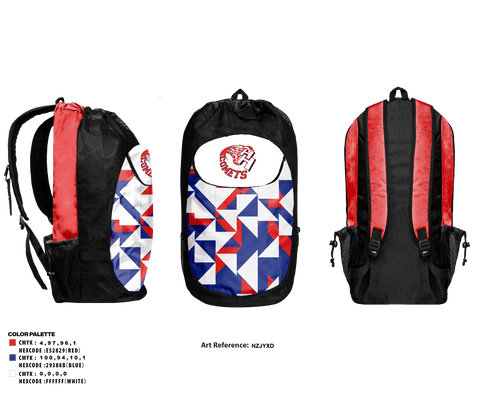 Gear Bag, Hanover-Horton High School Soccer, Women's Soccer, Teamtime, Team time, sublimation, custom sports apparel, team uniforms, spirit wear, spiritwear, sports uniforms, custom shirts, team store, custom team store, fundraiser sports, apparel fundraiser
