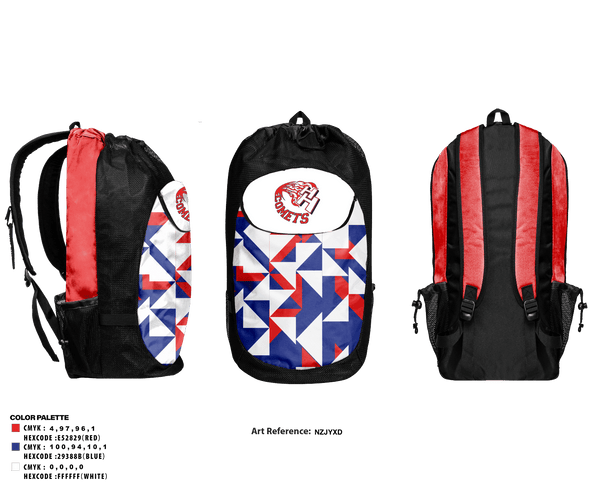 Gear Bag, Hanover-Horton High School Soccer, Women's Soccer, Teamtime, Team time, sublimation, custom sports apparel, team uniforms, spirit wear, spiritwear, sports uniforms, custom shirts, team store, custom team store, fundraiser sports, apparel fundraiser
