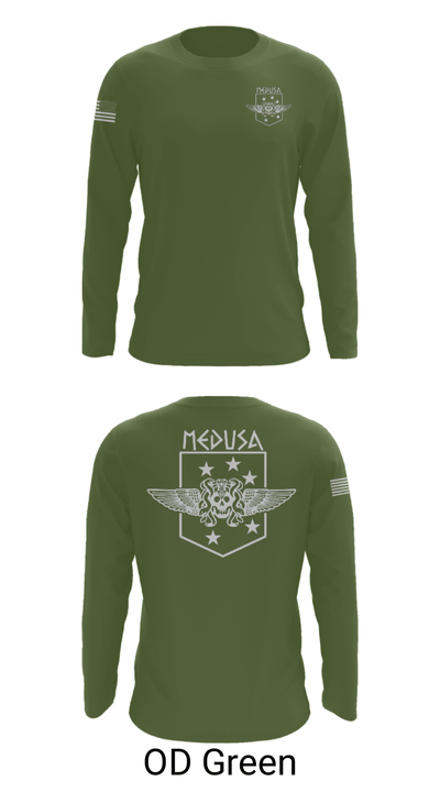 2D Marine Raider Battalion 793595 Long Sleeve Performance Shirt - 46
