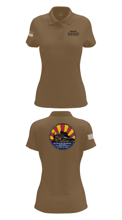 WAATS 15T10 CLASS 25-001 61882082 Women's Short Sleeve Performance Polo  - 15