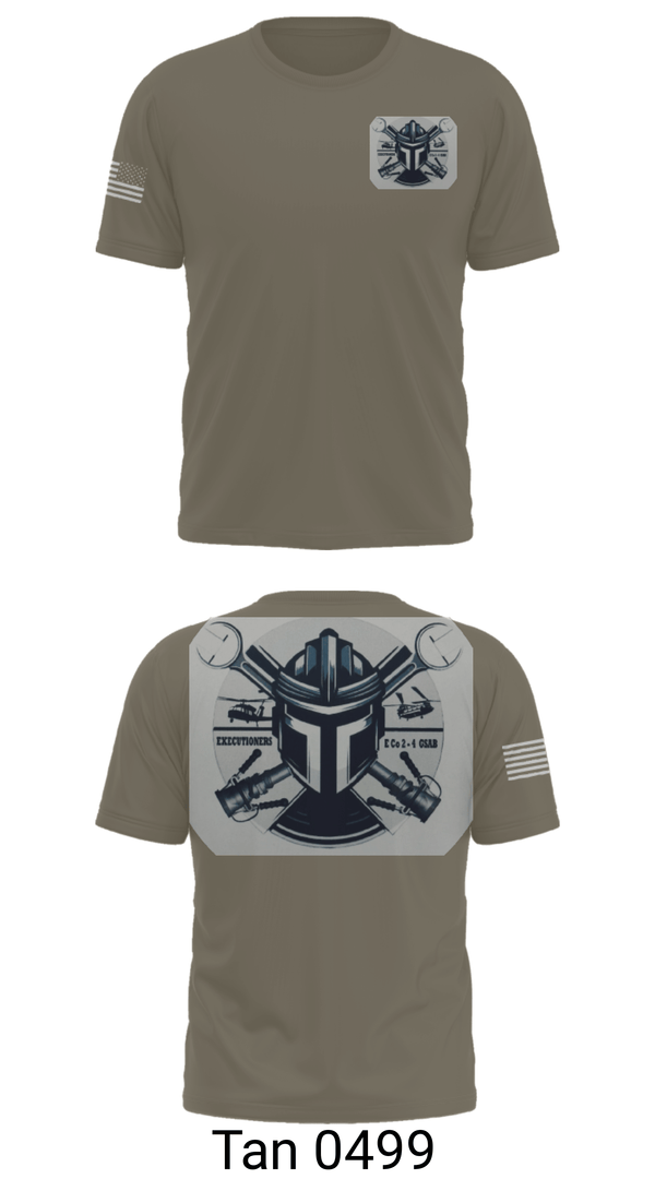 Short Sleeve Performance Shirt, 2-4 GSAB ECHO CO., Army, Teamtime, Team time, sublimation, custom sports apparel, team uniforms, spirit wear, spiritwear, sports uniforms, custom shirts, team store, custom team store, fundraiser sports, apparel fundraiser