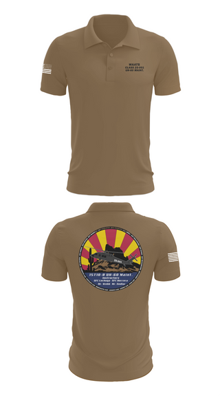Short Sleeve Performance Polo, WAATS 15T10 CLASS 25-001, , Teamtime, Team time, sublimation, custom sports apparel, team uniforms, spirit wear, spiritwear, sports uniforms, custom shirts, team store, custom team store, fundraiser sports, apparel fundraiser